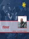 ICELAND Steindor Andersen: Rimur (Icelandic Epic Song)